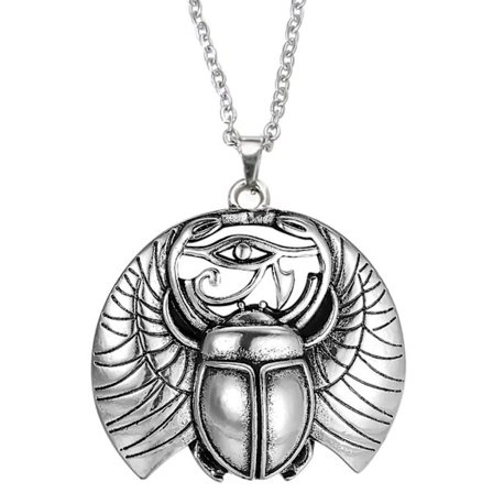 Halsband Horus Eye Of Ra Egyptisk Skyddsamulett Skarabé Udjat