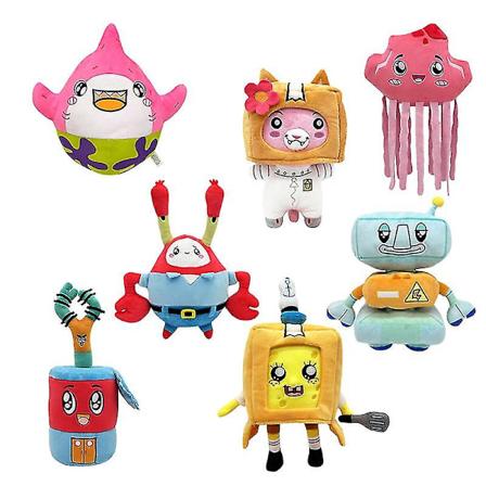 Lanky Box Pehmolelu Kartonkikuvio Merisarja Kettu Kyborgi Nuken SpongeBob SquarePants