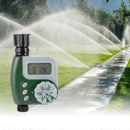 Trädgårdssprinkler med automatisk timer, bevattningstimer, utan batteri