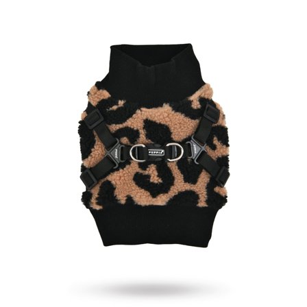 Puppia - SERVAL BEIGE - HUNDTRÖJA MED INTEGRERAD SELE - Hundsele