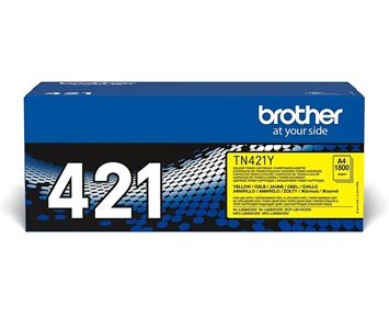 Brother-TN421Y-Brother TN421Y gul tonerkassett-Printing ink, toner & paper-Blekk og toner
