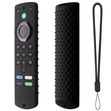 Slitesterk silikon for etui Fjernbruk Direkte Beskyttelsesdeksel Kompatibelt med for Fire TV Stick (3. generasjon) Anti-a