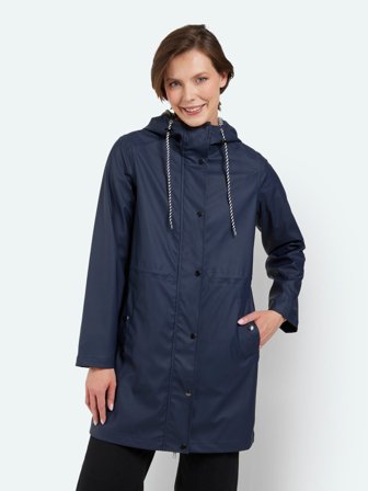 BRANDTEX - Regn Frakke - Navy