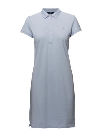 Original Pique Ss Dress Dresses T-shirt Dresses Blå GANT