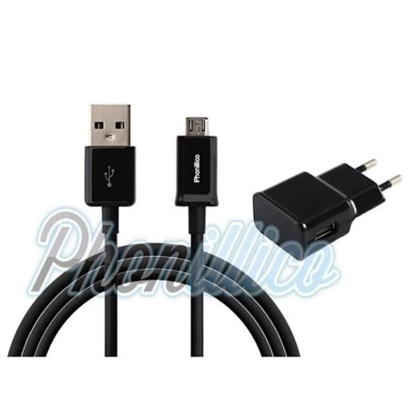 USB-kaapeli ja virtalähde - Phonillico - Sony Xperia Z5 COMPACT - Musta - Lataus ja tietojen siirto