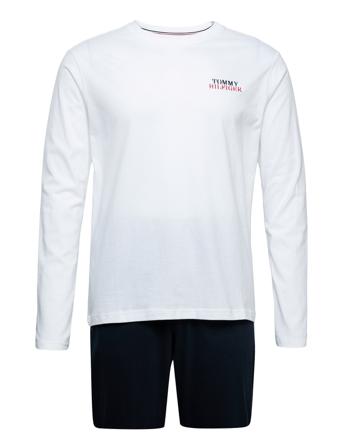 Ls Pant Jersey Set Pyjamas Hvit Tommy Hilfiger
