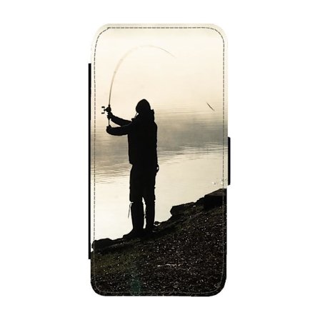 Fiske Man iPhone 14 Pro Flip Mobilfodral