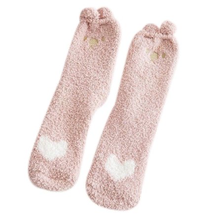 5 st Fuzzy Socks för kvinnor