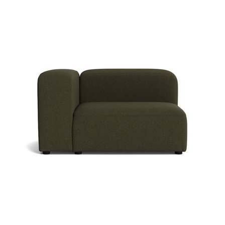 Milo XL hjørnemodul, venstrevendt - Loop Grøn - 100x130x72 - Sofa