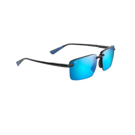 Maui Jim LAULIMA ASIAN FIT -Aurinkolasit - Black Rectangular - Maui Jim MJ0656SA 001 6114