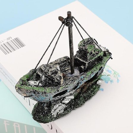 Koriste-esine Akvaarion koristeet Koti koristeet Lemmikkieläintarvikkeet Hartsi Kalastusvene Akvaarion koristelu