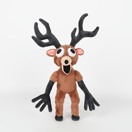Søt plysjdyrleke, ideell for å dekorere et rom og en flott gave til venner eller fans, perfekt for skrekknetter i skogen