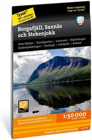 Calazo Borgafjäll, Saxnäs & Stekenjokk 1:50 000
