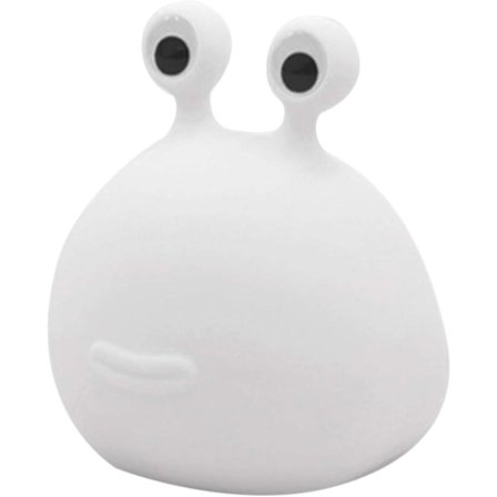 Yövalo Etana yövalo makuuhuone silikoni taputus dekompressiovalo vauvan hauska uni silmien suojaus luova yöpöytävalo 102*125*128mm valkoinen 1