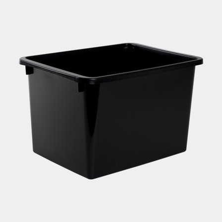 Förvaringslåda i plast - Nordiska Plast Store It, svart, 390 x 290 x 245 mm, 20 liter
