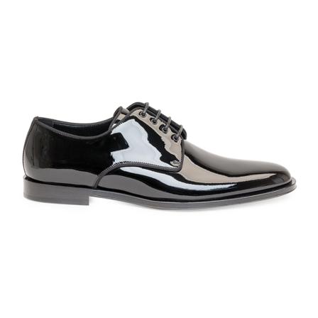 Dolce & Gabbana, Classic Derby Shoes Czarny, Mężczyzna, Rozmiar: 40 EU