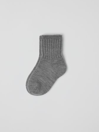 Polarn O. Pyret Strumpor merinoull - 34|36 - barnkläder - grey