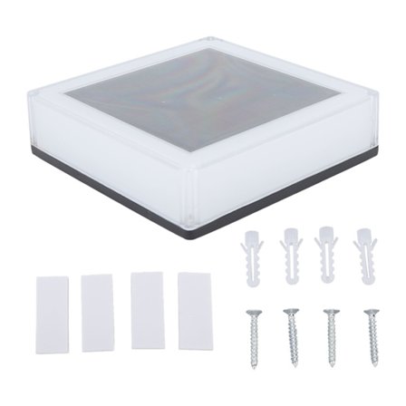 Utendørs solcelle stolpelys IP67 Vanntett solcelledrevet for gårdsplasser Rekkverk Søyler Gjerder