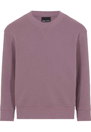 Decoy Ekologisk Bomull, Tröja, Rosa, Flicka Överdelar Dam Lila 9-10 years