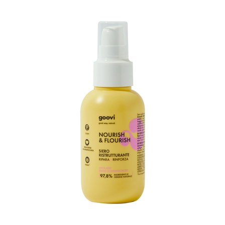 Goovi Cura dei Capelli NOURISH & FLOURISH Siero Ristrutturante 100ml - Siero Capelli