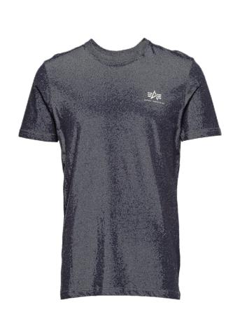 Basic T Small Logo T-shirts Short-sleeved Blå Alpha Industries