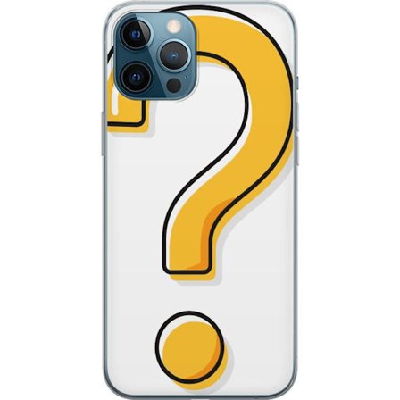 Yhteensopiva Puhelinkuori Apple iPhone 12 Pro Max Kysymysmerkki