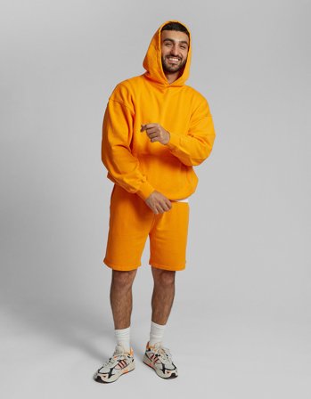 Organic Oversized Hood - Coffee Brown 2XL