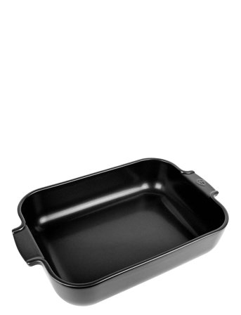 Peugeot Appolia Rektangulært Ovnfad 36 Cm Satin Sort - Black - 36 CM