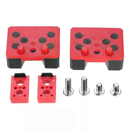 2 set 49-16-3697 Borr/slagskruvdragare Bitshållare för Milwaukee M18 M12 Elverktyg Kompatibel med M18 FUEL 2606 2656