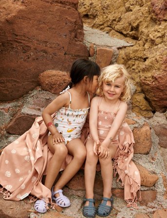 Liewood Larisa Printed Swimsuit - Pink - 56