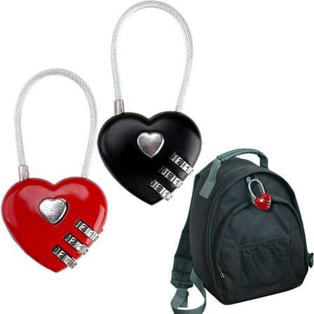 2 st Kodlås, Flygplansresväska Hänglås Litet Kabelhänglås