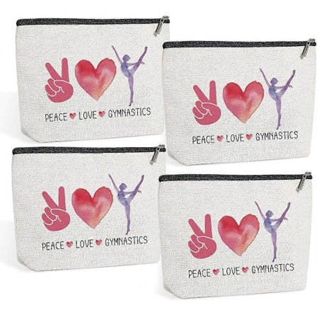 4 kpl Voimistelulahjoja Voimistelu Meikkipussi Voimistelutarvikkeita Inspiroivia Voimistelun Ystävän Lahjoja Tytöille Voimisteluvalmentaja Lahja Joulu