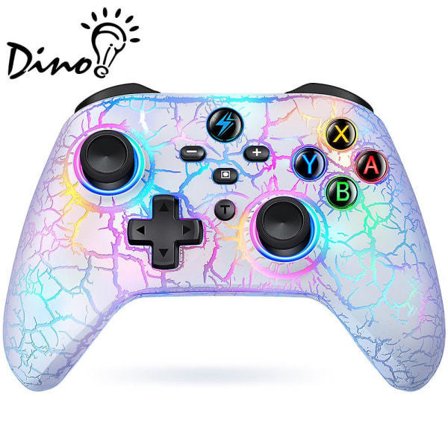 9 RGB Gamepad för Nintendo Switch OLED/Lite/Android/IOS/PC Dator Bärbar Bluetooth Spelkontroll 2.4G Trådlös Joystick KONTROLL Q214