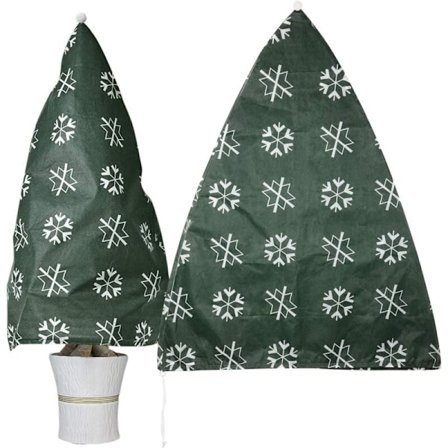 Vinterbeskyttelse for planter, Vinterbeskyttelsespose for potteplanter, Beige, Solid, 110x80 cm