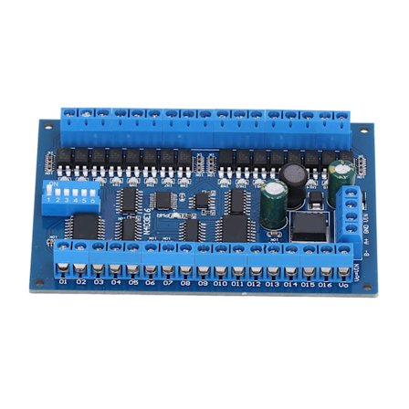 16 Input 16 Output Udvidelseskort RS485 Fjernbetjening Switch PLC IO Modul DC 6.5‐30V Kun med Kort