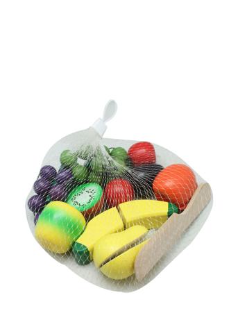 Mixed Fruit In Net Toys Toy Kitchen & Accessories Toy Food & Cakes Monivärinen/Kuvioitu Magni Toys