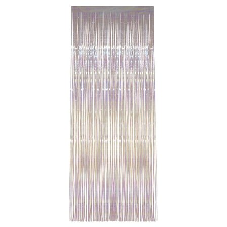 Smiffys Shimmer Gardin 244cm x 91cm Vit