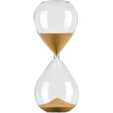 Timeglass 30 Minutter: 19,8 cm Gull Sandklokke, Unity Timeglass for Barn, Spill, Klasserom, Hjem, Skrivebord, Kontordekorasjon - Perfekt