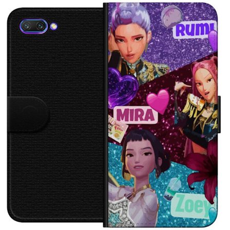 Kompatibelt Lommeboketui til Honor Honor 10 Borussia Dortmund BVB 09-emblem i gul og svart grafisk design for fotballfans og sportsinspirert interiør