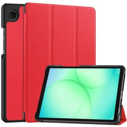Samsung Galaxy Tab A11 Tri-Fold Series Smart Folio Fodral - Röd