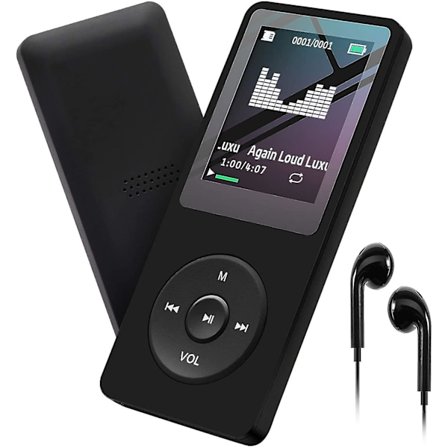 Mp3 Afspiller 32gb Med Højttaler Fm Radio Headset Bærbar Hifi Lossless Musik Mp3 Mini Musik Afspiller Optager E-bog Hd Skærm