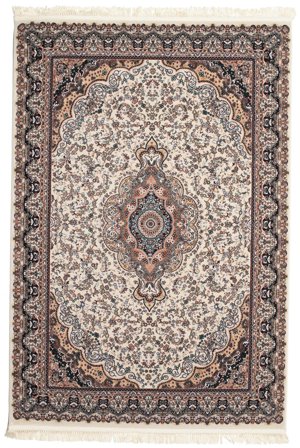 Mahendra 160X230 Taupe Marron/Beige Crème Médaillon Tapis