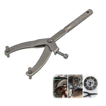 Justerbar svinghjulnøkkel, motorsykkel/sykkel clutch svinghjul, universalnøkkel skiftenøkkel remskive tannhjulholder låseverktøy