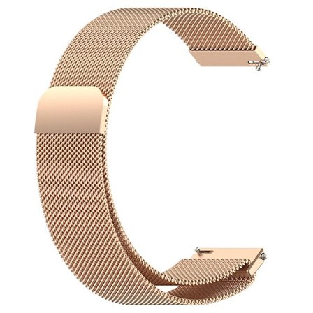 18MM Metal Watchstrap hengittävä Milanese Smartwatch Mesh Band korvaaminen - Ruusukulta