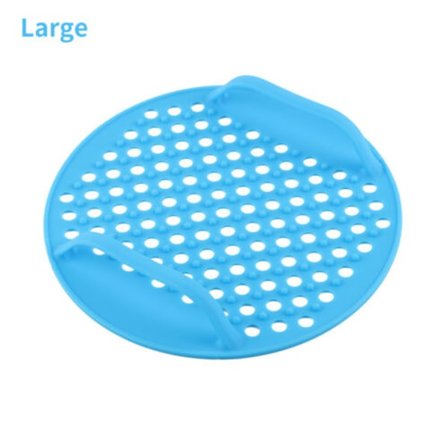 Air Fryer Liners Non-Stick silikonmatta Korg Rund Återanvändbar S blue