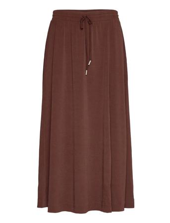 Nabaiw Skirt Polvipituinen Hame Ruskea InWear
