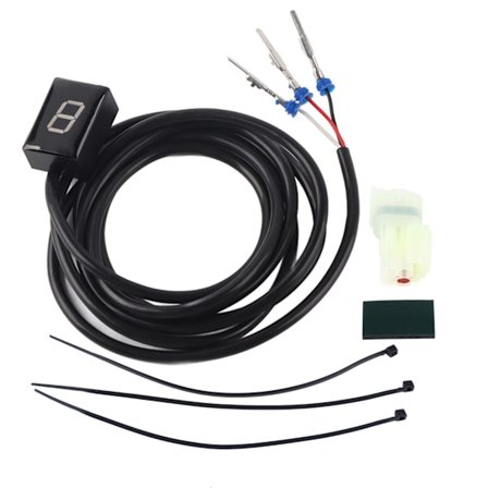 Girindikator for motorsykkel, 6-trinns digital girskiftesensor for Honda