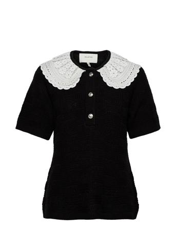 Ned Blouses Short-sleeved Musta Munthe