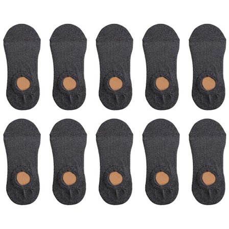 10 par Ankelstrumpor Damsport Korta strumpor, enfärgad