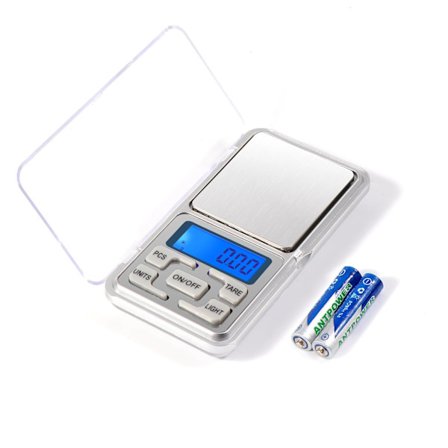 Elektronisk precisionsvåg, mini digital precisionsköksvåg, 500g/0.01g noggrannhet, lämplig för köksingredienser, smycken, kaffe, etc.